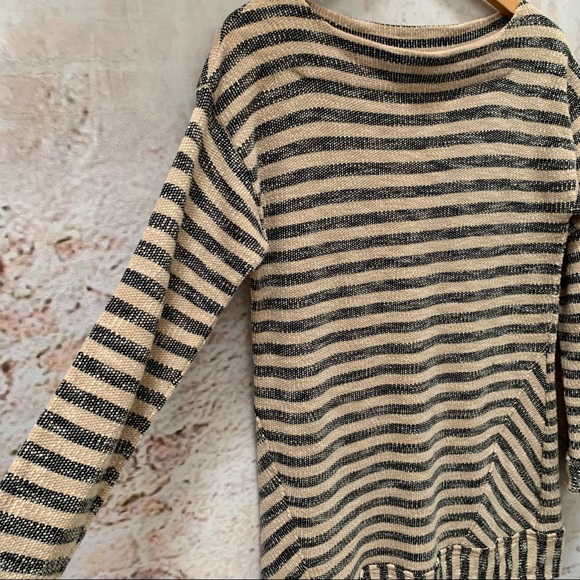 Soft Surroundings Striped Tunic Sweater - Picture 5 of 7